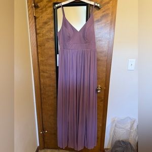 BRAND NEW W/ TAGS Azazie Kiri dress in Wisteria